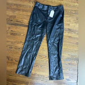 Brand new Meshki low rise leather pants